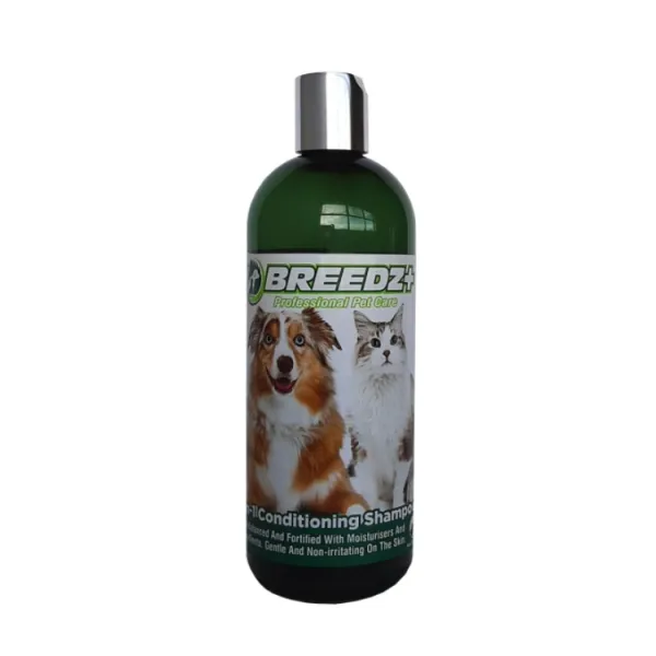 Breedz 2-in-1 Conditioning Shampoo Adult Dogs Cats 500ML.webp