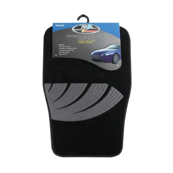 Leaf Design Car Carpet Mat Set Slimline.webp