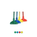 Colour Coded Fan Mop Handle & Clip Only No Grip.webp
