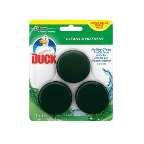 Duck Toilet Blocks 3 Pack - Green.webp