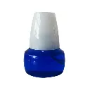 @DELIGHTS SHORT LAMP BLUE - WHITE SHADE