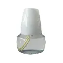 @DELIGHTS SHORT LAMP CLEAR - WHITE SHADE