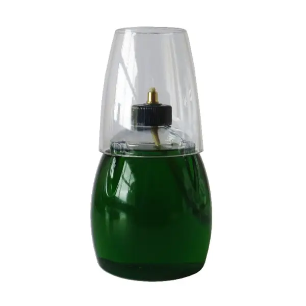 @DELIGHTS TALL LAMP GREEN - CLEAR SHADE
