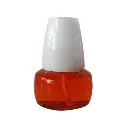 @DELIGHTS SHORT LAMP ORANGE - WHITE SHADE