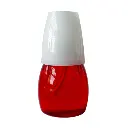 @DELIGHTS TALL LAMP RED - WHITE SHADE