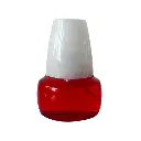 @DELIGHTS SHORT LAMP RED - WHITE SHADE