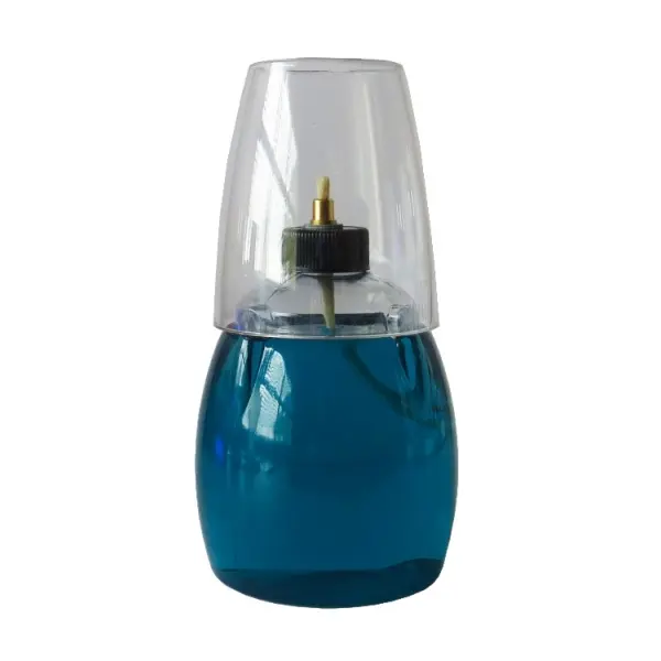 @DELIGHTS TALL LAMP TURQUOISE - CLEAR SHADE