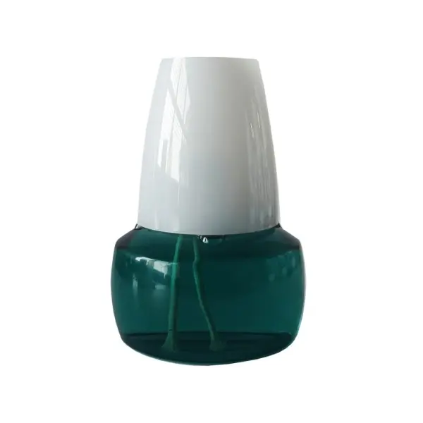 [@-LAMP012SW] @DELIGHTS SHORT LAMP TURQUOISE - WHITE SHADE