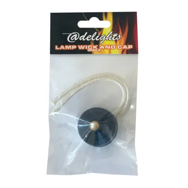 [@-LAMP050] @DELIGHTS LAMP WICK AND CAP SINGLE