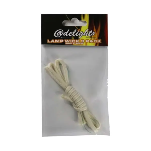 @DELIGHTS LAMP WICK 3MM X 30CM 3 PACK