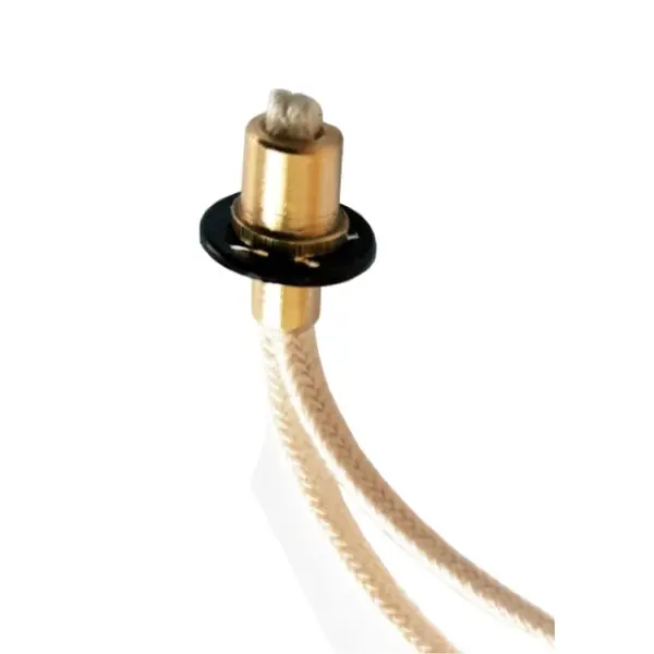 [@-LAMP064] @DELIGHTS GLASS WICK AND BRASS FITTING
