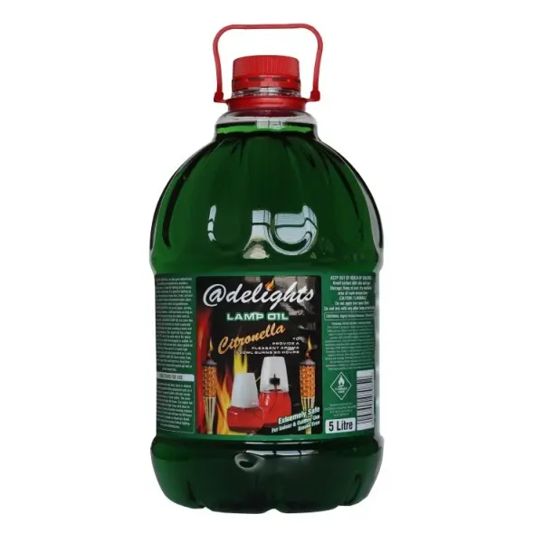 [@-OILGC05] @DELIGHTS LAMP OIL GREEN CITRONELLA 5L