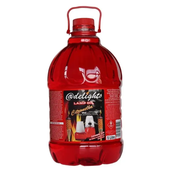 @DELIGHTS LAMP OIL RED CITRONELLA 5L