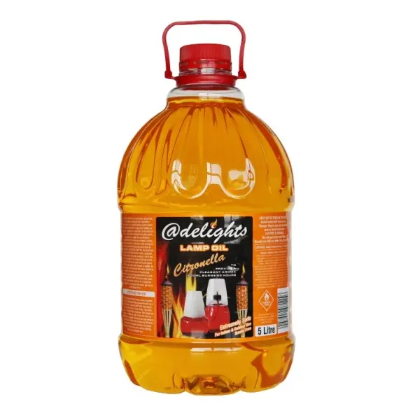 @DELIGHTS LAMP OIL YELLOW CITRONELLA 5L