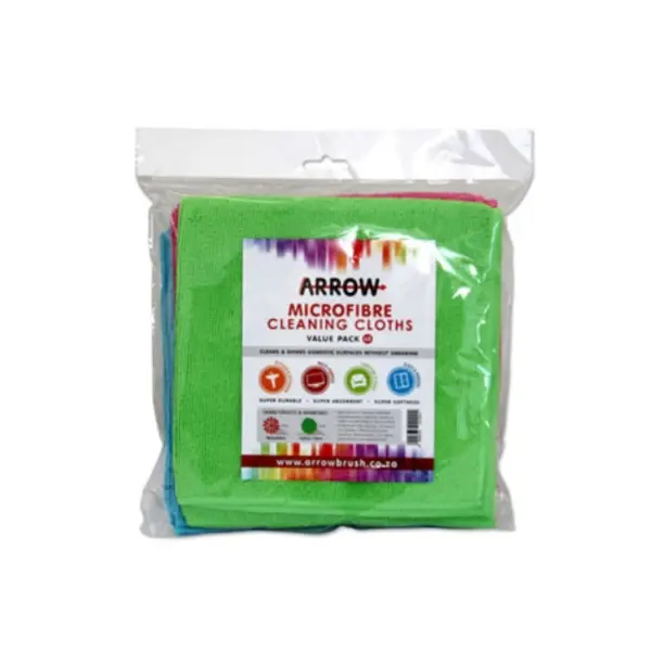 [A.1 CLO 050] MICROFIBRE CLOTH 5 PACK 40CM X 40CM
