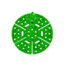 URINAL1 URINAL P-MAT BIO GREEN EUCALYPTUS - 10 P/BOX