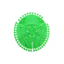 URINAL6 URINAL P-MAT ORIGINAL GREEN EUCALYPTUS - 10 P/BOX  P/BO