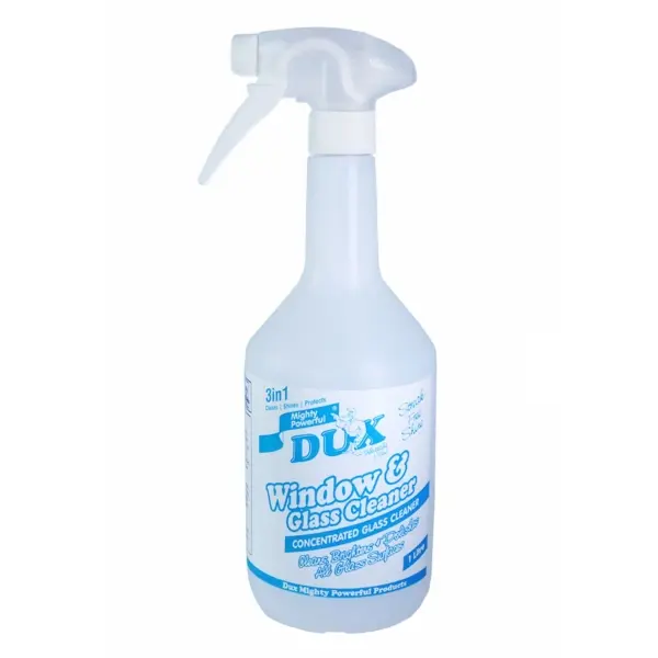 1L SPRAY BOTTLE COMPLETE DUX WINDOW GLASS CLEANER
