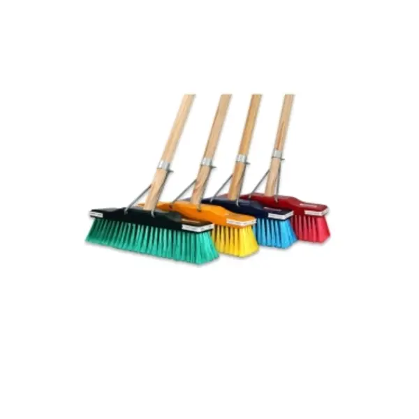 [ACA-F3567] FLAGGED SYNTHETIC HOUSEHOLD BROOM
