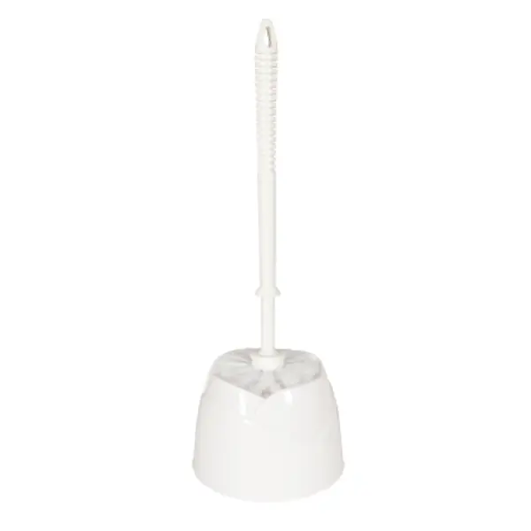 TOILET BRUSH SET PLASTIC ROUND