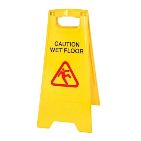 2 PIECE WET FLOOR SIGN PLASTIC