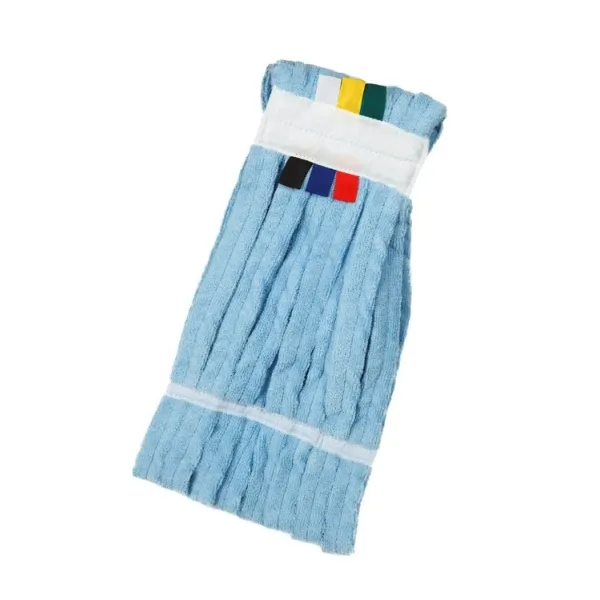 [AF-MHFA-1100] MICROFIBRE FAN MOP HEAD - BLUE (COLOUR CODED TAGS)