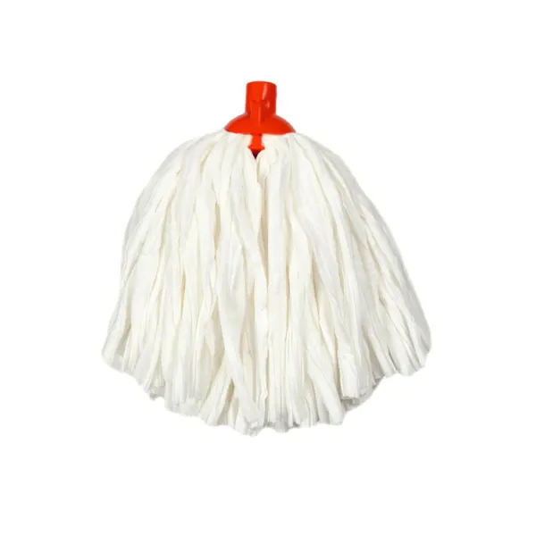 HYGIENE (SPUNLACE) ROUND MOP COMPLETE (RED)