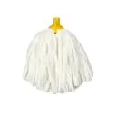 HYGIENE (SPUNLACE) ROUND MOP COMPLETE (YELLOW)