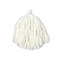 HYGIENE (SPUNLACE) ROUND MOP COMPLETE (WHITE)