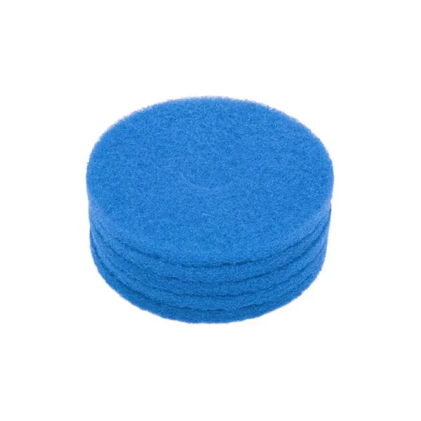 BLUE SCRUBBING PADS / 450MM X 5 PADS  P/