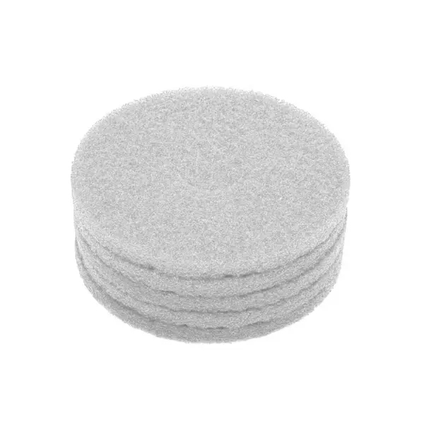 WHITE POLISHING PADS / 500MM X 5 PADS  P/PACK