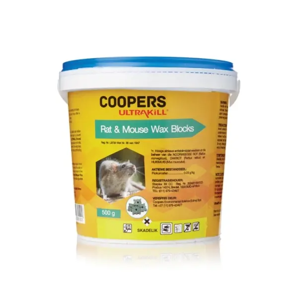 [COO-ROD5100001] ULTRAKILL RAT & MOUSE WAX BLOCKS 500G