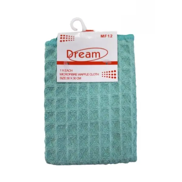 MICROFIBRE WAFFLE CLOTH 30CM X 30CM EACH