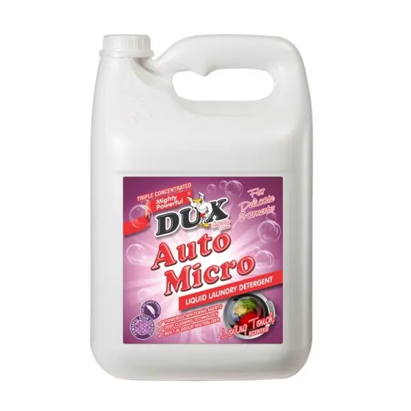 DUX AUTO MICRO LIQUID LAUNDRY DETERGENT D.C. 4X5L
