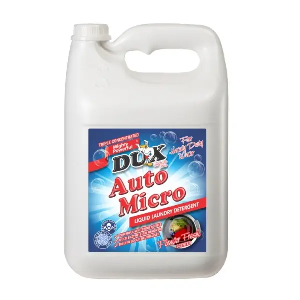 DUX AUTO MICRO LIQUID LAUNDRY DETERGENT H.D. 5L