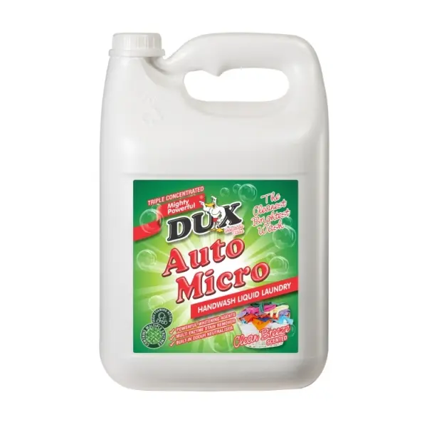 DUX AUTO MICRO LIQUID LAUNDRY DETERGENT H.W. 5L