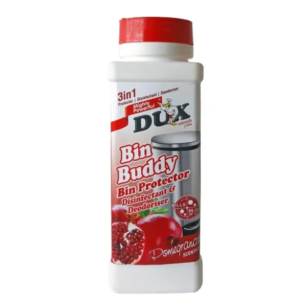 DUX BIN BUDDY BIN PROTECTOR POMEGRANATE 500GRM
