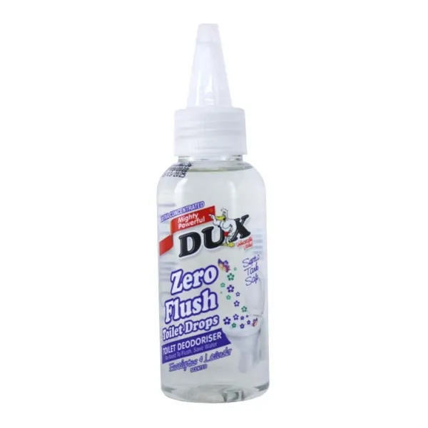 DUX ZERO FLUSH TOILET DROPS LAVENDER 100ML