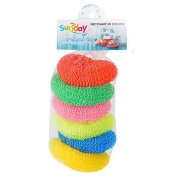 [HEN-027-000082] SCOURERS BALLS PLASTIC 6-PACK