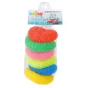 SCOURERS BALLS PLASTIC 6-PACK