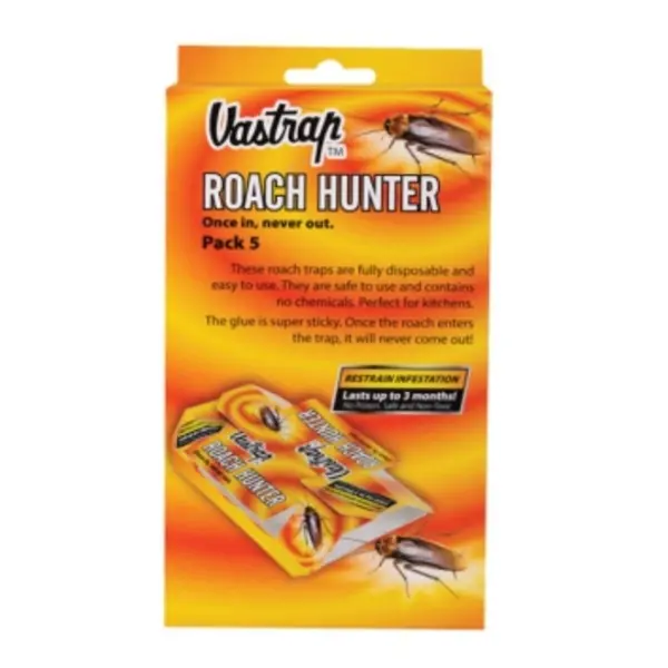 VASTRAP ROACH HUNTER TRAP 5 PIECE EACH