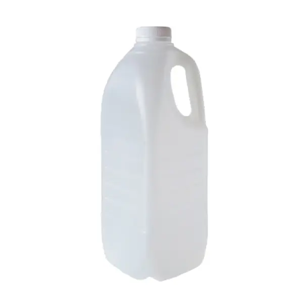 2000ML NATURAL DAIRY BOTTLE COMPLETE WITH CAP
