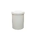 750ML PLASTIC TUB WHITE WITH SCREW CAP LID H.D. 0.