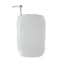 25L NATURAL PLASTIC CAN & PUMP COMPLETE