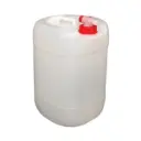 25L NATURAL PLASTIC CAN & TAP COMPLETE