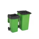 BLACK WHEELIE BIN BAGS 40 MICRON X 50 BAG PER PACK