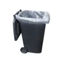 Clear Wheelie Bin Bags 40 Micron X 50 Bag Per Pack