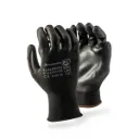DROMEX BLACKMAX PU COATED GLOVE LARGE  P/PAIR
