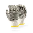 REVERSIBLE CANVAS POLKA DOT GLOVE  P/PAIR