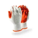 ORANGE RUBBER COATED CRAYFISH GLOVE  P/PAIR